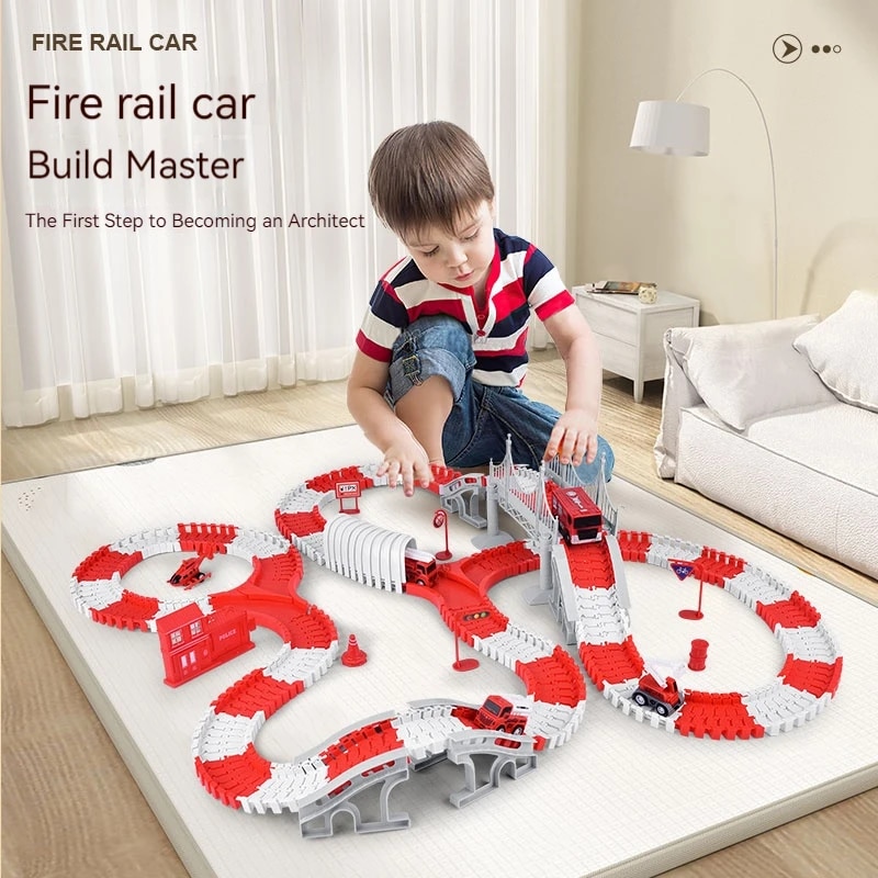 Model Kit Engine - Set mobil miniatur, mainan Puzzle anak