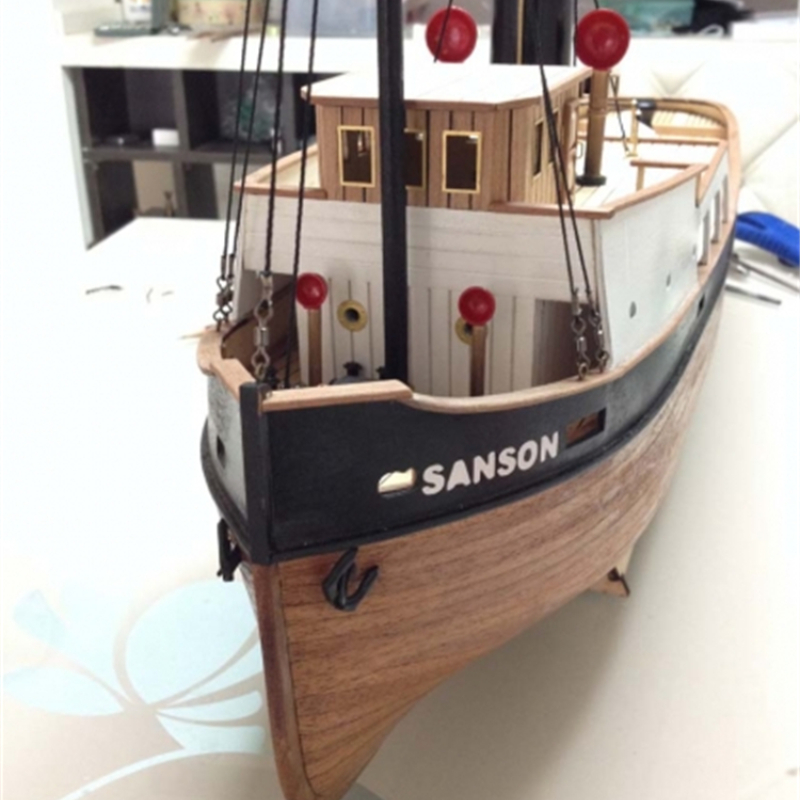 Model Kit Yacht - 1:50 Model perahu kayu potongan Laser