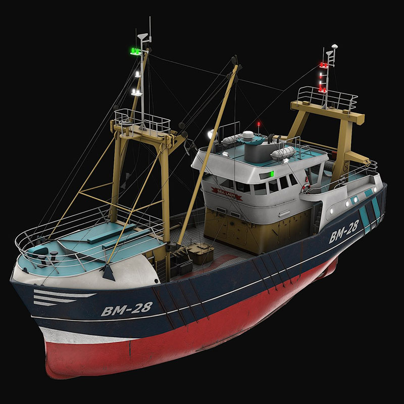 Model Kit Yacht - Kit Model Trawler DIY Model Perahu