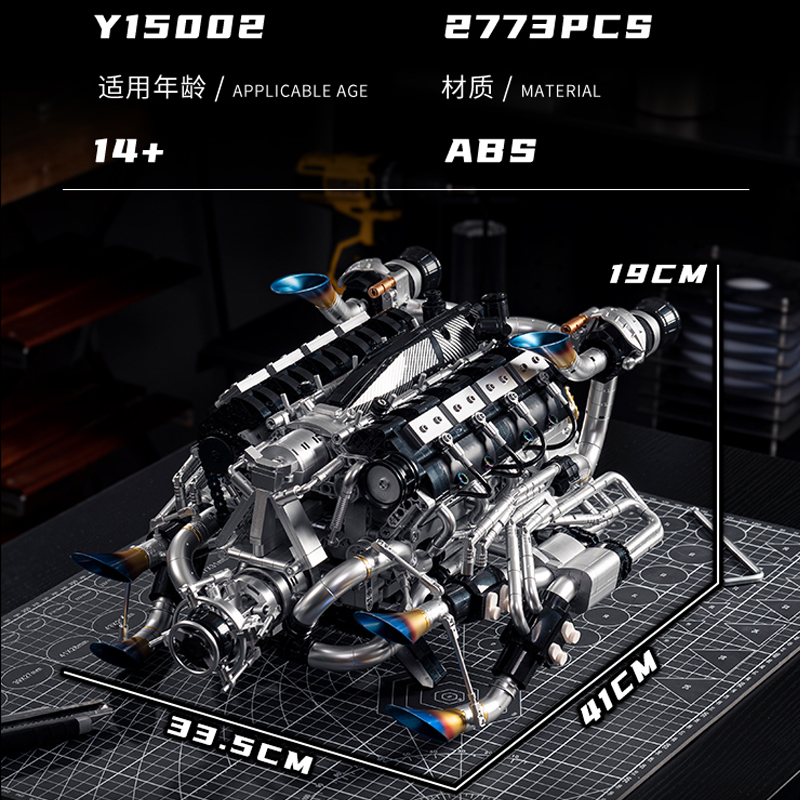 Kit Blok Bangunan Mesin Superc - Model Kit Engine ulasan dan harga