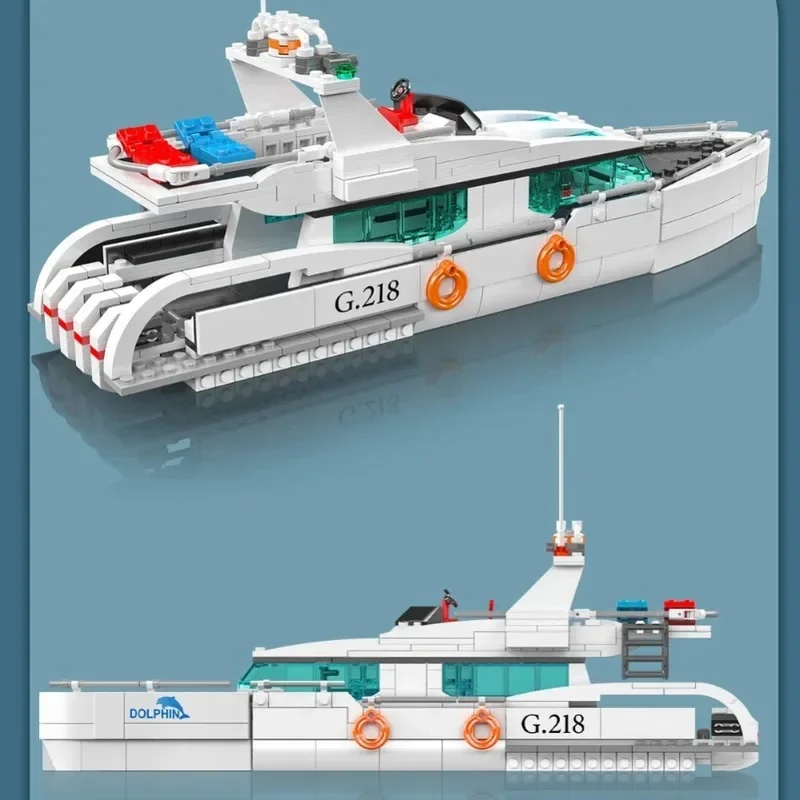 Mould King 857PCS 10218 Set Bl - Model Kit Yacht ulasan dan harga