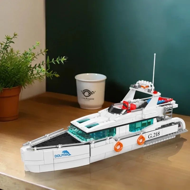 Mould King 857PCS 10218 Set Bl - Model Kit Yacht ulasan dan harga