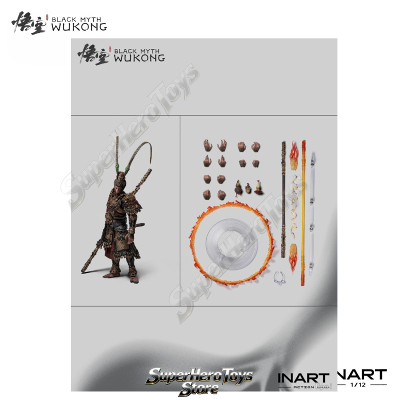 Pra-penjualan INART Action Bla - Model Kit Wukong ulasan dan harga