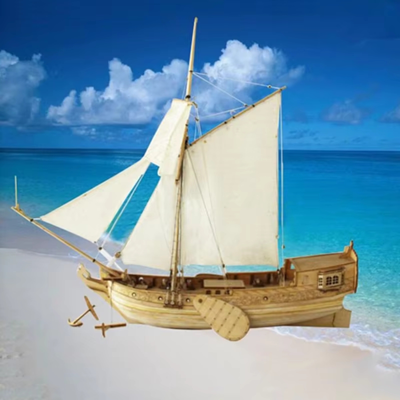 Kit Model Perakitan Kayu Perah - Model Kit Yacht ulasan dan harga