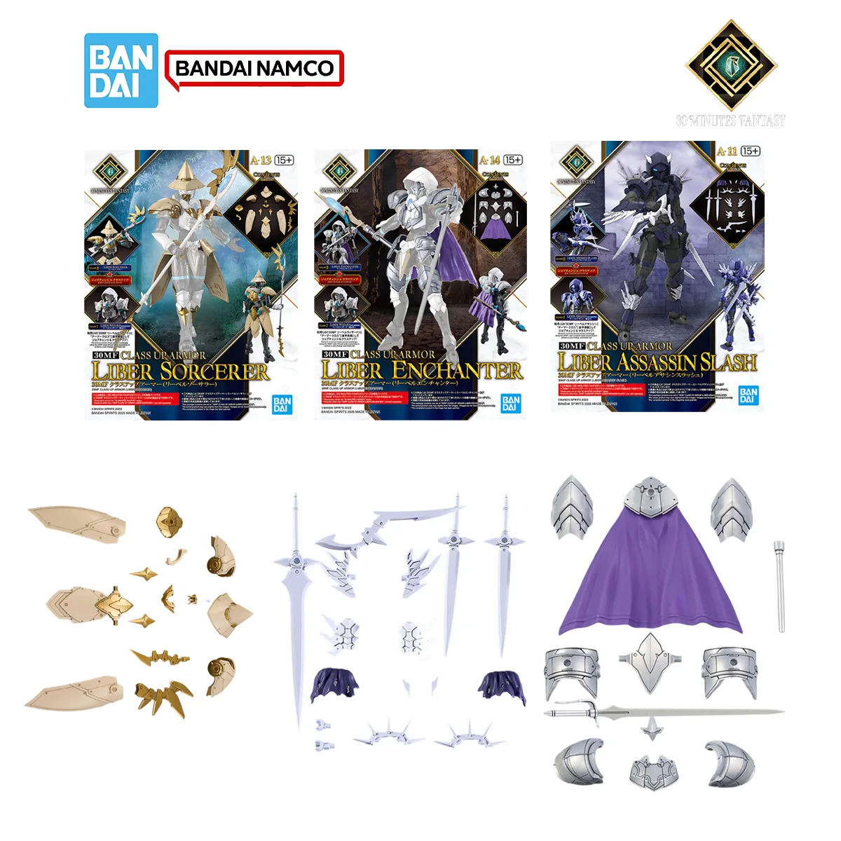 Bandai 30MF 30Minutes Fantasy  - Model Kit Fantasy ulasan dan harga