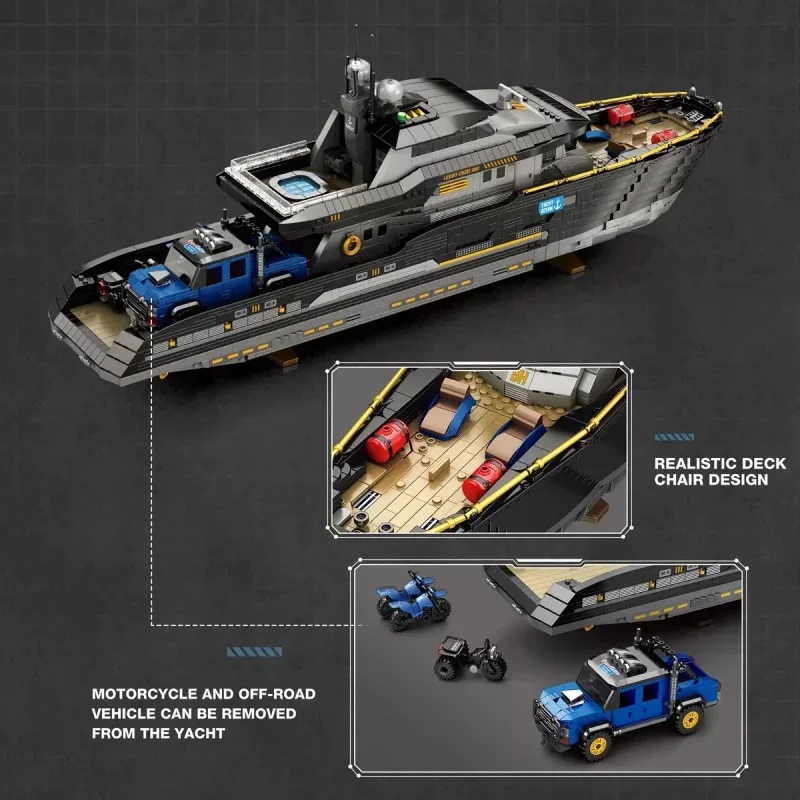 Reobrix 66103 Kapal Pesiar Mew - Model Kit Yacht ulasan dan harga