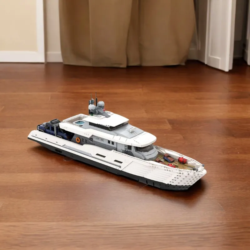 4367PCS Kapal Pesiar Moc Explo - Model Kit Yacht ulasan dan harga