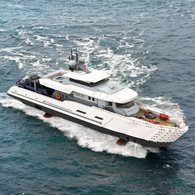4367PCS Kapal Pesiar Moc Explo - Model Kit Yacht ulasan dan harga