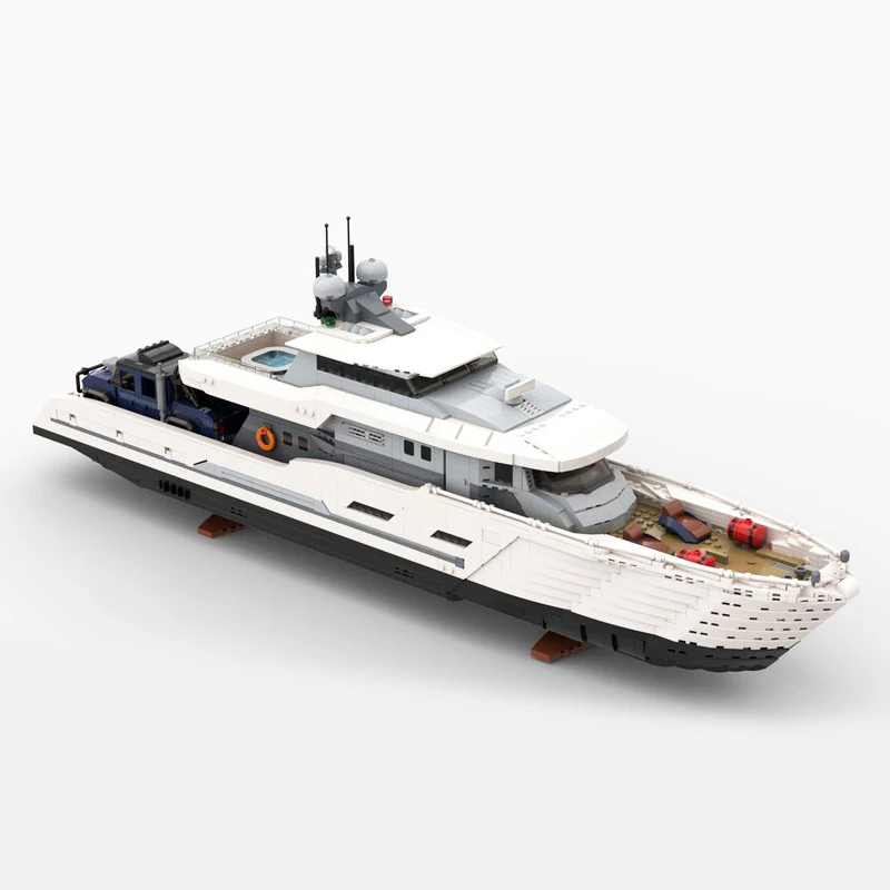 4367PCS Kapal Pesiar Moc Explo - Model Kit Yacht ulasan dan harga