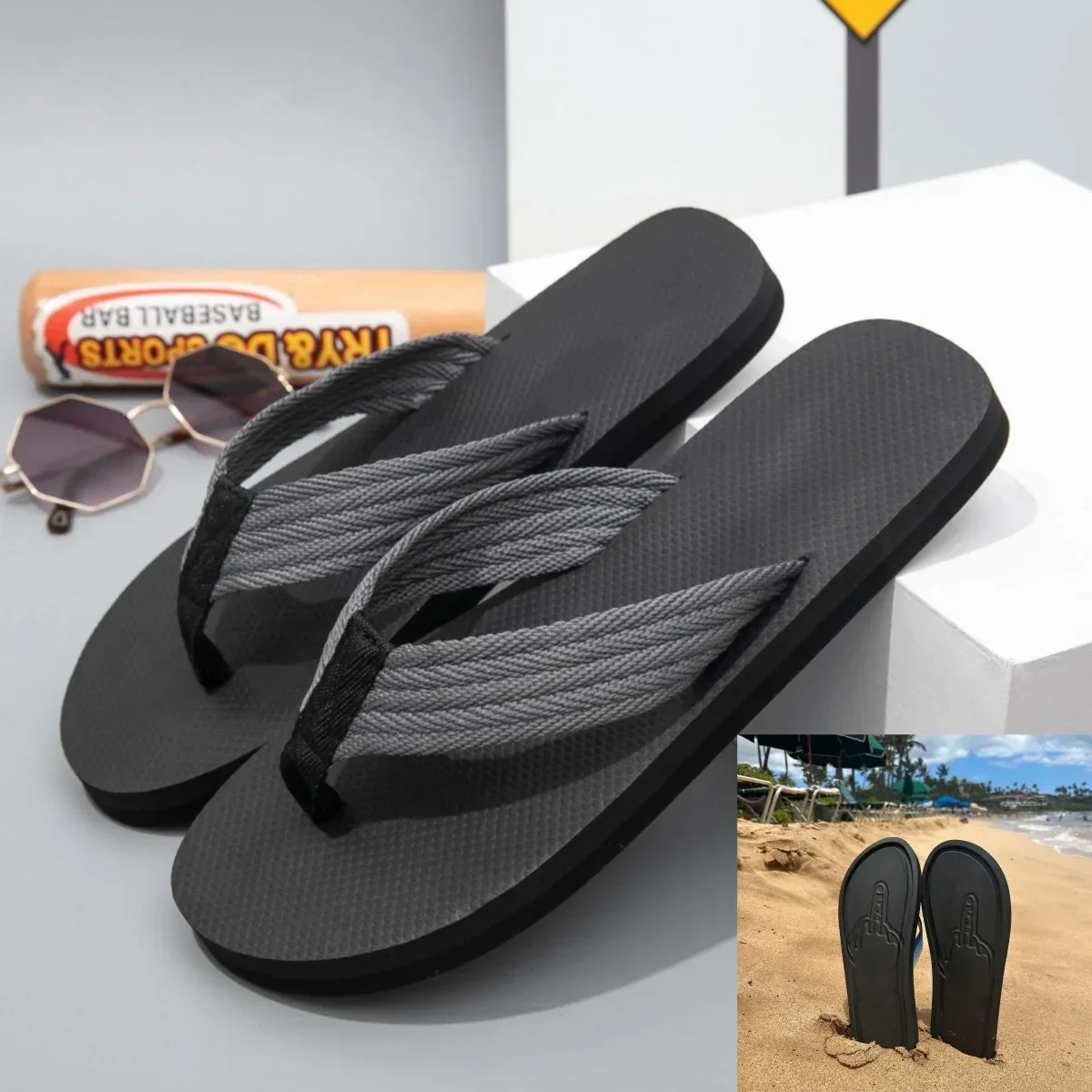 Sandal jari tengah tersembunyi - Model Kit Eva ulasan dan harga