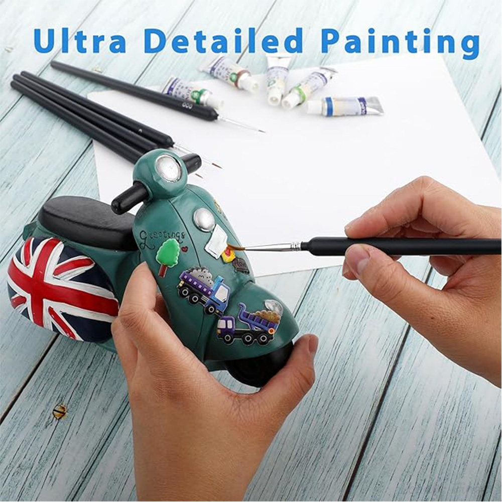 Set Kuas Cat 5/11 Buah, Kuas D - Paint Model Kit ulasan dan harga