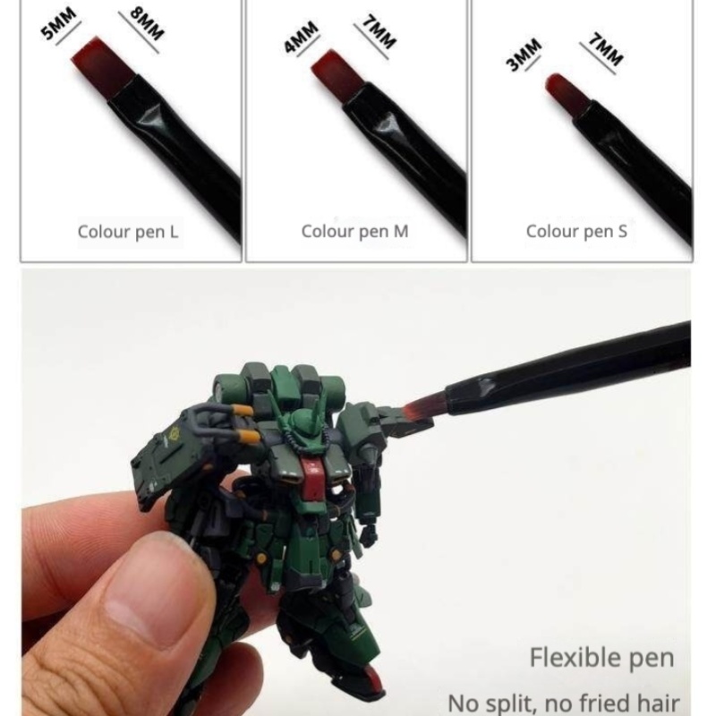 MSWZ MS-063 Set Kuas Lukis Tan - Paint Model Kit ulasan dan harga
