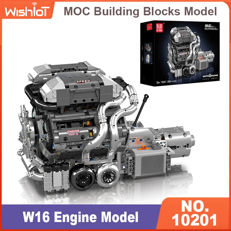 Mould King10201 Super Sports C - Model Kit Engine ulasan dan harga