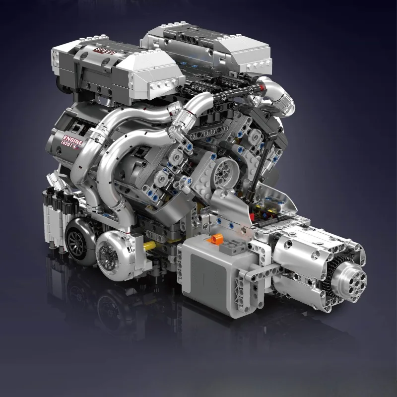 Mould King10201 Super Sports C - Model Kit Engine ulasan dan harga