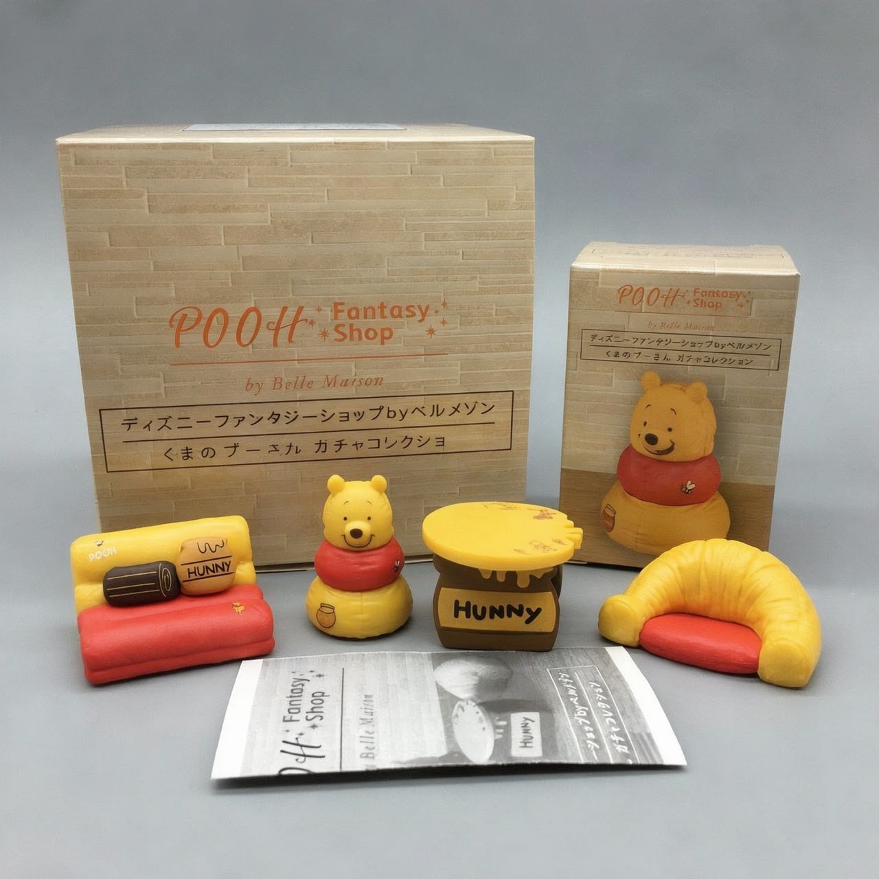 2026 4PCS Gashapon Disney Pooh - Model Kit Fantasy ulasan dan harga
