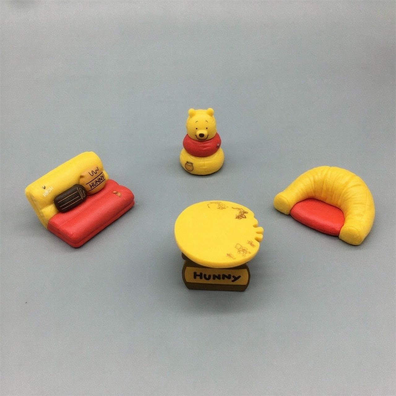 2026 4PCS Gashapon Disney Pooh - Model Kit Fantasy ulasan dan harga